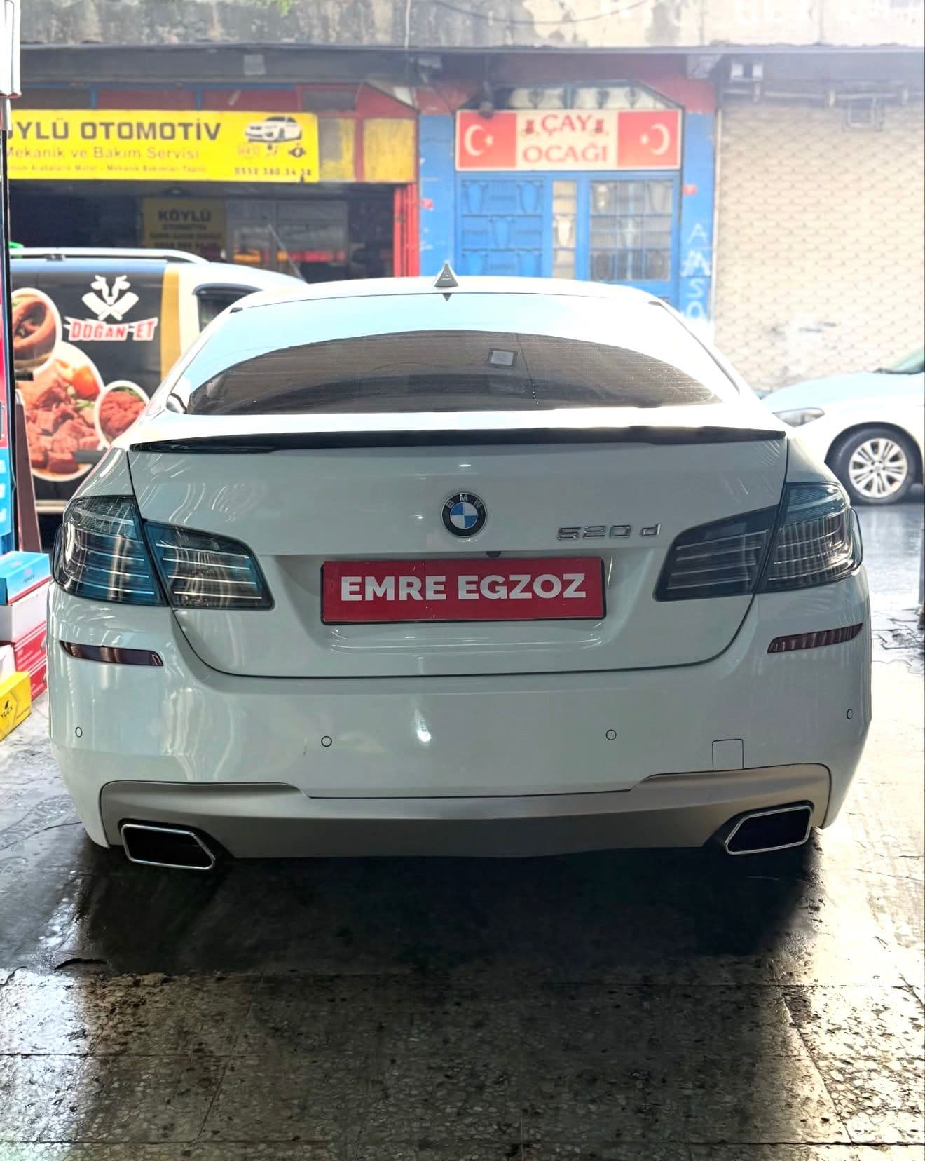 Vanalı Varex egzoz montajı yapılan araç