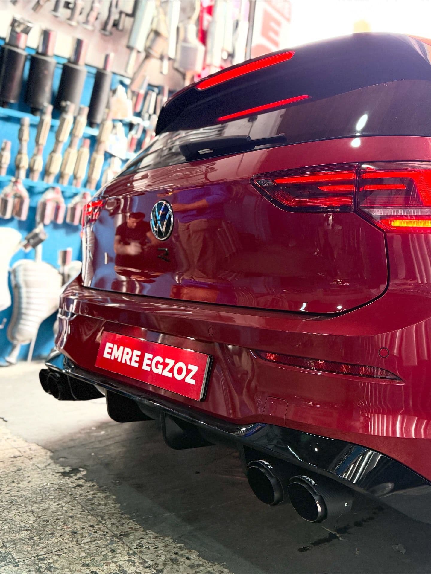 Emre Egzoz atölyesinde tamamlanan egzoz uygulaması